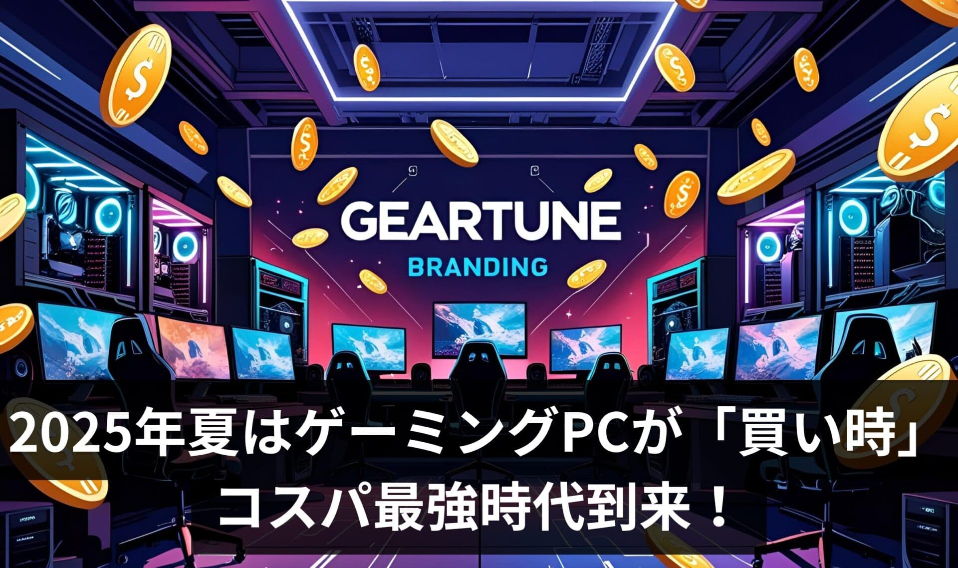 2025年夏はゲーミングPCが「買い時」！RTX 50/RX 9000/DDR5最安値でコスパ最強時代到来！