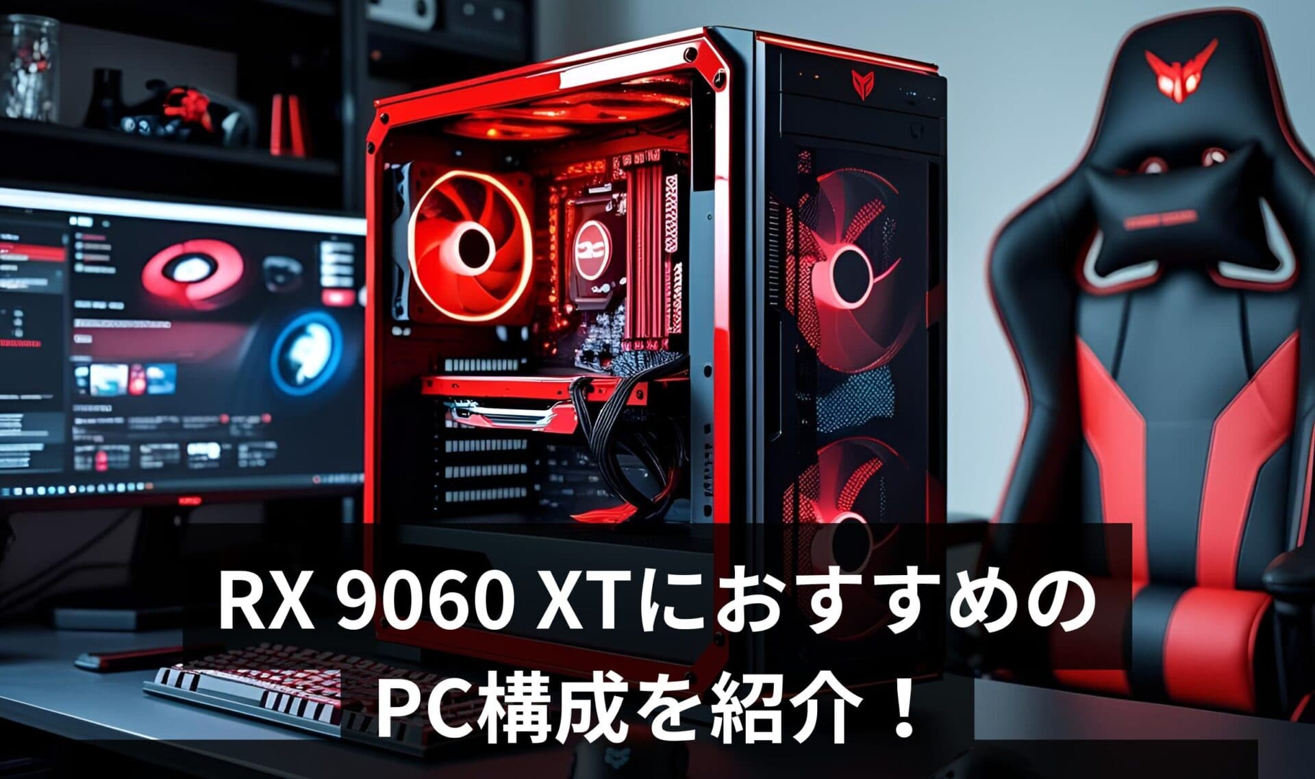 RX 9060 XTにおすすめのPC構成を紹介！おすすめパーツも徹底解説！【予算別3構成】