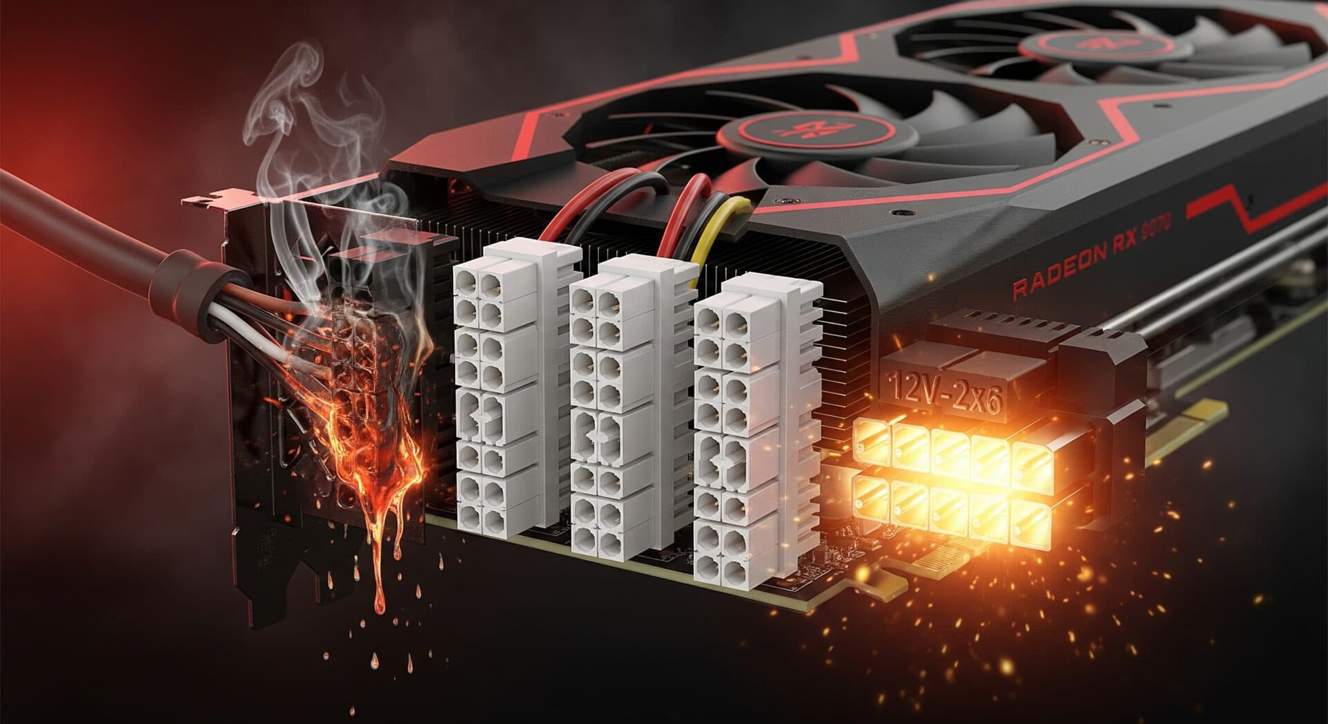 【警鐘】Radeon RX 9070 XT 電源コネクタ溶融報告。問題の本質は「3方式混在」の複雑さにある。【解決策を教えます】