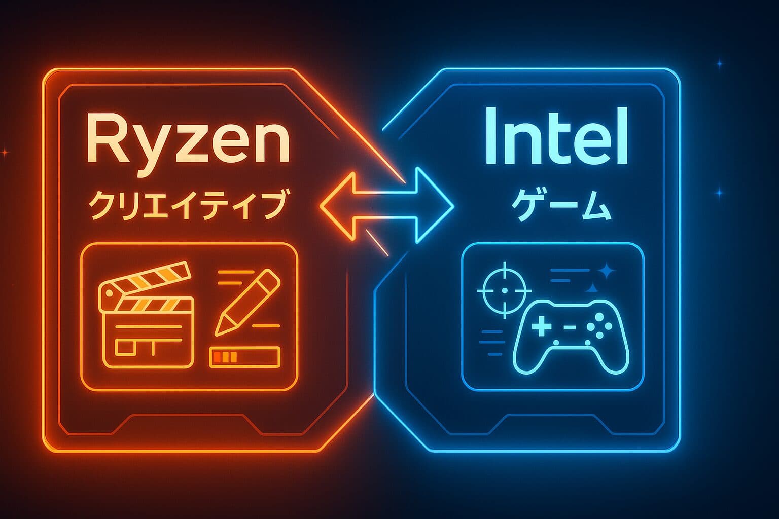 「Ryzenはゲーム、Intelはクリエイティブ」←これ、全部逆だ。