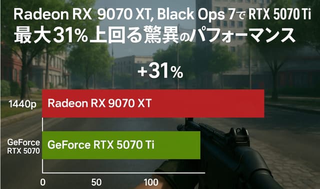 【驚愕】Radeon RX 9070 XT、Black Ops 7でRTX 5070 Tiを最大31%上回る驚異のパフォーマンスを発揮【2025年10月最新】