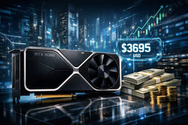 【高騰】RTX 5090 Founders Edition、米Neweggで3,695ドル（約56万円）を記録。公式モデルが示す2026年の現実