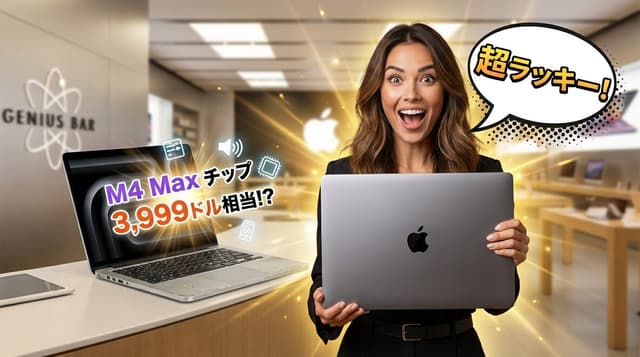 【ニュース】バッテリー交換でM4 Max搭載MacBook Proを無償で獲得した顧客の事例を分析：Appleサポートの裏側にあるロジック【2026年1月】