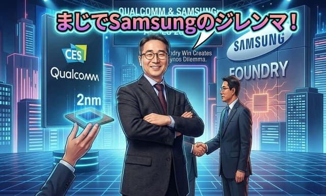 【2026年1月】Qualcommの2nmチップ製造委託とSamsung内部の戦略的なジレンマ