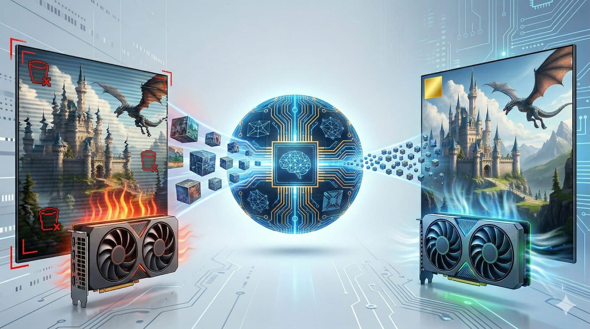 【神技術】VRAM 8GBグラボが救済される？ NVIDIA・Intel・AMDが進める「AIテクスチャ圧縮」のヤバい可能性