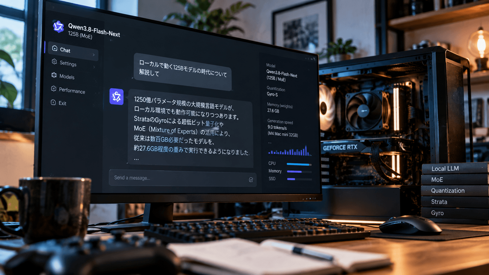 125Bの巨大LLMが「メモリ32GB」で動く時代へ。Strataの新技術「Gyro」はブレイクスルーか、それともロマンか