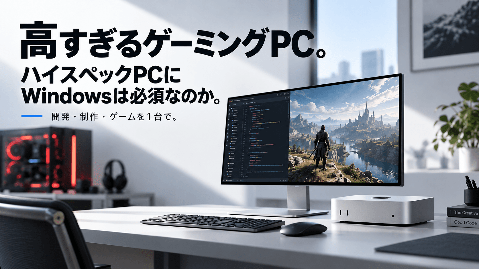 【ゲーミングPC高すぎ問題】もうWindowsにこだわる必要ある?M6 Mac miniという新たな選択肢
